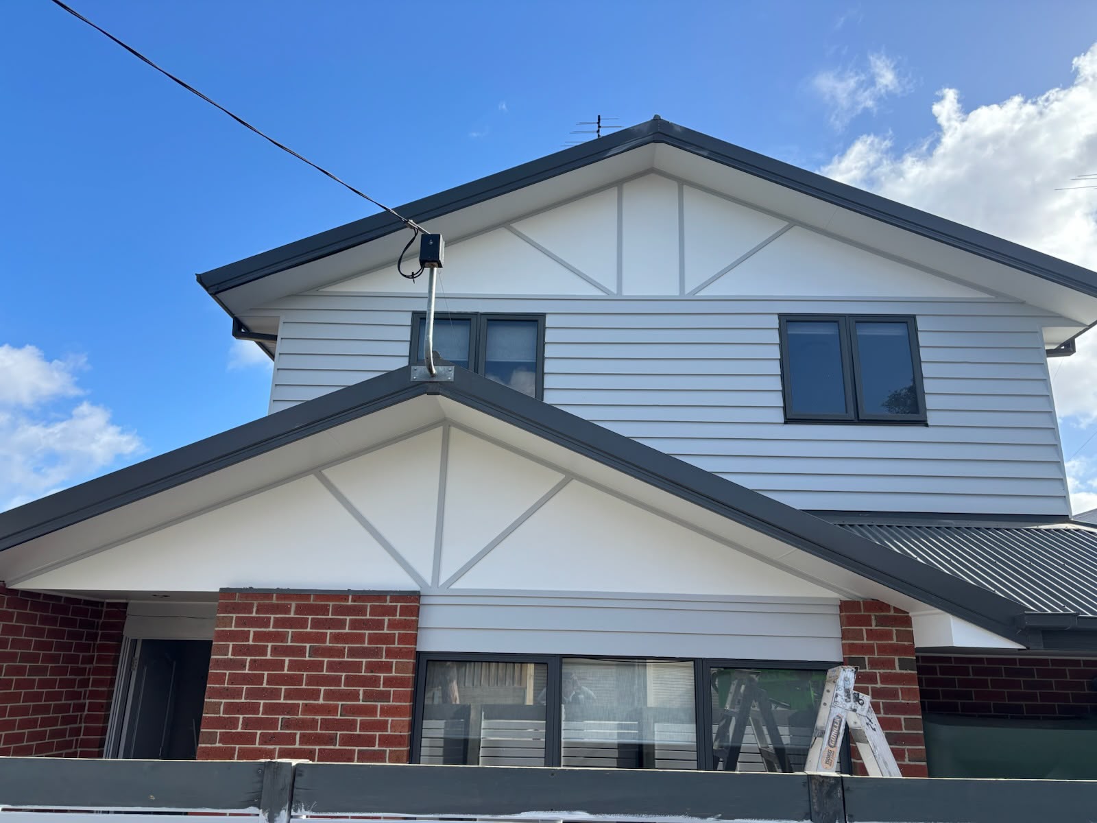 Beautifully painted front home